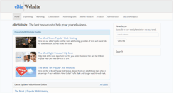 Desktop Screenshot of ebizwebsite.com