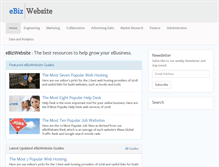 Tablet Screenshot of ebizwebsite.com